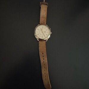 Fossil Brown Leather Strap Watch